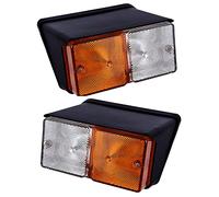 PaIRE DE LAMPE D'INDICATEUR DE CLIGNOTANT LATERAL AVANT Garde-boue avant de la lumière 24 Tracteurs -11009402 V pour Ford