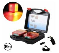 Paire De LED Feux Arrières A Base Magnétique Sans Fil E11 Marqué Homologué