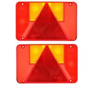 Paire de lentilles des feux de remorque Ifor Williams Indespension Remplacement Radex TR183 TR198