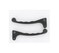 Paire De Levier À Boule De Frein Avant Et Arrière En Alu Noir Pour Moto Cyclo Vintage