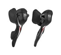 MicroShift Levier-manette route 10v. Double alu – Compatible Shimano sauf Tiagra 4700 – Paire noire