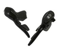 Levier-Manette Route Microshift 8 Vitesses Triple Alu Noir (Paire) Compatible Shimano