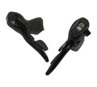 Shimano Levier-manette route Microshift 9V Triple alu noir - Paire