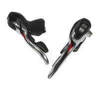 MicroShift Levier-manette route 10V Triple alu Argent (paire) Compatible Shimano sauf Tiagra 4700