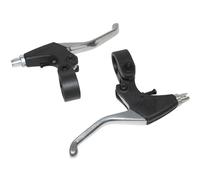 Paire de leviers de frein VTT 2 doigts alu Newton V-Brake Argenté
