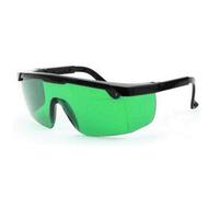 Paire de Lunettes de Sécurité, Protection des Yeux contre Faisceau Laser, Lentille Enveloppante avec Écrans Latéraux Intégrés, Vertes