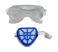 Paire de Lunettes de Sécurité Transparentes Protection Pro + Masque Filtrant
