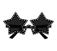 paire de lunettes noir étoiles rock star adulte - boland 02665 Noir G