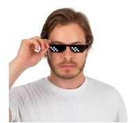Paire de lunettes Pixel Art - PTIT CLOWN - noir - adulte - garantie 2 ans