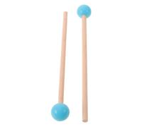 Paire de Maillets de Xylophone à Tête Caoutchouc pour Marimba | Manche en Bois, Prise Confortable et Contrôle Précis, pour anfare Scolaire et Jeunes Élèves