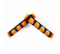 Paire de manchons de levier de frein en silicone pour vélo électrique et vélo standard, 1 ensemble optimisé pour le diamètre du levier (orange)