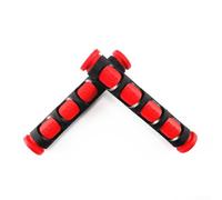 Paire de manchons de levier de frein en silicone pour vélo électrique et vélo standard, 1 ensemble optimisé pour le diamètre du levier (rouge)