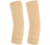 Paire de manchons élastiques de compression pour amincir et amincir - Manchons de pour le sport et le fitness (beige), beige, 2 Stück (1er Pack)