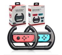 Paire de Manette de Jeu Volant Nintendo Switch, Support Cadre de Manette Contrôle, Noir
