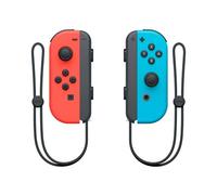 Manette Nintendo Switch Joy-Con L/R Néon Rouge et Néon Bleu Bluetooth avec sticks analogiques, gyroscope, vibration, piles interchangeables