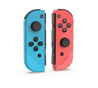 Paire de manettes Joy-Con Rouge Néon & Bleu Néon pour Nintendo Switch ADAPTATEUR MANETTE JEU VIDEO CONSOLE RETRO