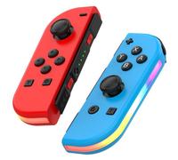 Paire De Manettes Joy-Con Switch Sans Fil Contrôleur Pour Switch/Oled/Lite Avec Double Vibration/6-Axis Gyro/Screenshot