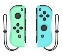 Paire de Manettes Nintendo Switch Joy-Con VORMOR Gauche et Droit Gamepad de Remplacement - Menthe Vert et Couleur Turquoise