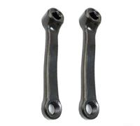 Paire de manivelles robustes en fer de 127 mm pour vélos d'appartement gauche et droite pour une utilisation en intérieur (manivelle gauche + droite)