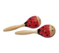 Paire de maracas coccinelles bois G