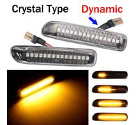 Paire De Marqueurs Latéraux Dynamiques À Led, Clignotant Lumineux Pour Bmw E46 Coupé, Comp -Dynamic Crystal Type