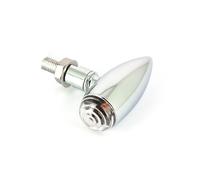 Mini clignotant Sifam Bullet 12V 21W chromé obus pour moto custom hot road Neuf