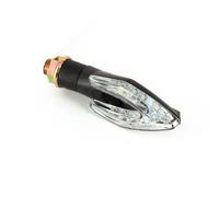 Paire de mini clignotants LED boomerang - noir