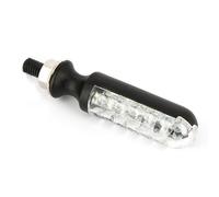 Paire de mini clignotants LED Cylindrique - noir