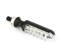 Paire de mini clignotants LED Cylindrique - noir