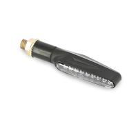 Paire de mini clignotants LED oblong - noir