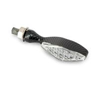 Paire de mini clignotants Losange à LED - Look Carbone