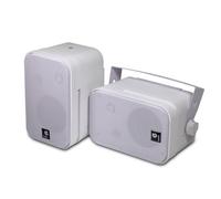 Paire de mini enceintes B418 100W blanches 3,5"" 2 voies de haute qualité