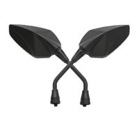 Paire de Miroir Universel pour Beaucoup Véhicules Noir M10 Filetage à Droite