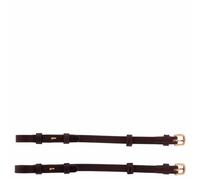 Paire de montants de bride aveugle+boucle rond BR Equitation Marron Cob