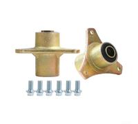 Paire de moyeux de roue avant à 3 goujons 17 mm avec roulements, pour motos tout-terrain 70 cc à 150 cc, karts, buggy, UTV et chariots