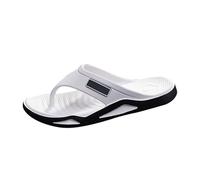 Paire de mules d'été en caoutchouc pour homme - Antidérapantes - Unisexe - Semelle intérieure - Semelle souple - Confortable - Pour l'extérieur, Blanc., 38 EU