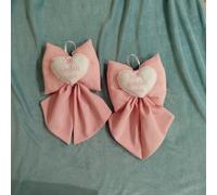 Paire de Nœuds de Naissance Rose Nous sommes devenus Grands-Parents