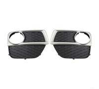 Paire de pare-chocs avant grille fermée antibrouillard couvertures compatibles avec BMW X6 2012 2013 2014 finition noire ABS construction remplacement pour OEM 51117312598 51117312596 51117312606