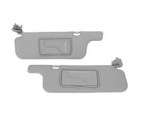 Paire de pare-soleil gris pour rétroviseur ABS pour E120 E130 2001 à 2007 neuvième génération LHD de voiture