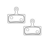 Paire Pastilles All-Round Compatibles xt2012 Spécificité E-Bike pour Shimano XTR