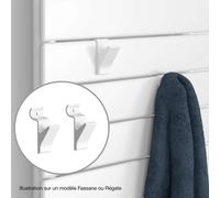 Paire de patères pour les gammes REGATE et FASSANE Spa - ACOVA 470331