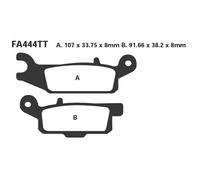 Ebc Plaquettes De Frein Frittées Fa-r Series Fa444r