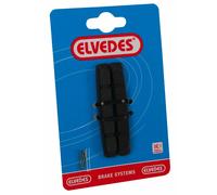 Paire de patins de frein remplacement Elvedes V-type Noir
