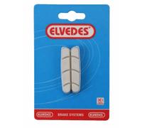 Paire de patins de frein remplacement route Elvedes Campagnolo Blanc