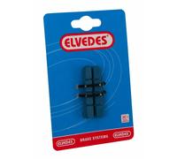 Paire de patins de frein remplacement route pour jante Carbone Elvedes Shimano Bleu