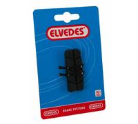 Paire de patins de frein remplacement route pour support Elvedes Campagnolo Noir