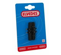 Paire de patins de frein remplacement route pour support Elvedes Shimano Noir
