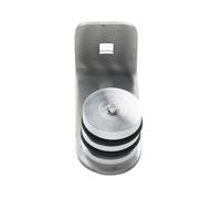 Paire de pattes de fixation droites 40 mm inox 304 satiné DUVAL 22-0620-2100