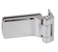 Paire de paumelle multi-feuillure pour feuillure lagune chromé brillant - STREMLER - 4203.30.0 X 2 Noir G