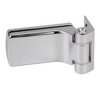 Paire de paumelle multi-feuillure pour feuillure lagune chromé mat - STREMLER - 4203.31.0 X 2 Noir G